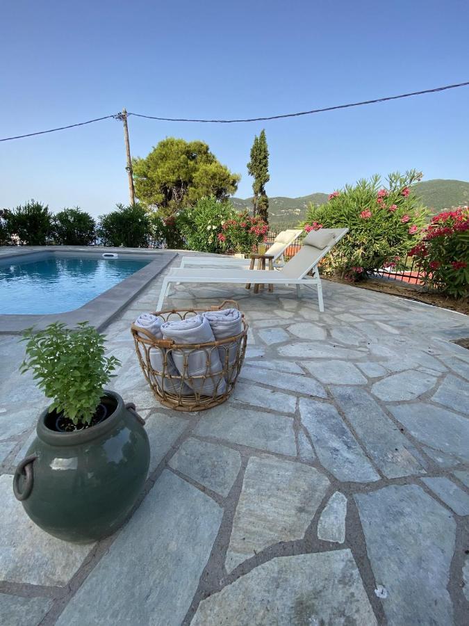 Villa Icelle Skopelos Town Sea View Swimming Pool Exterior foto